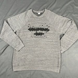 Graphic Sweater "Abolish Columbus Day" | 2XL